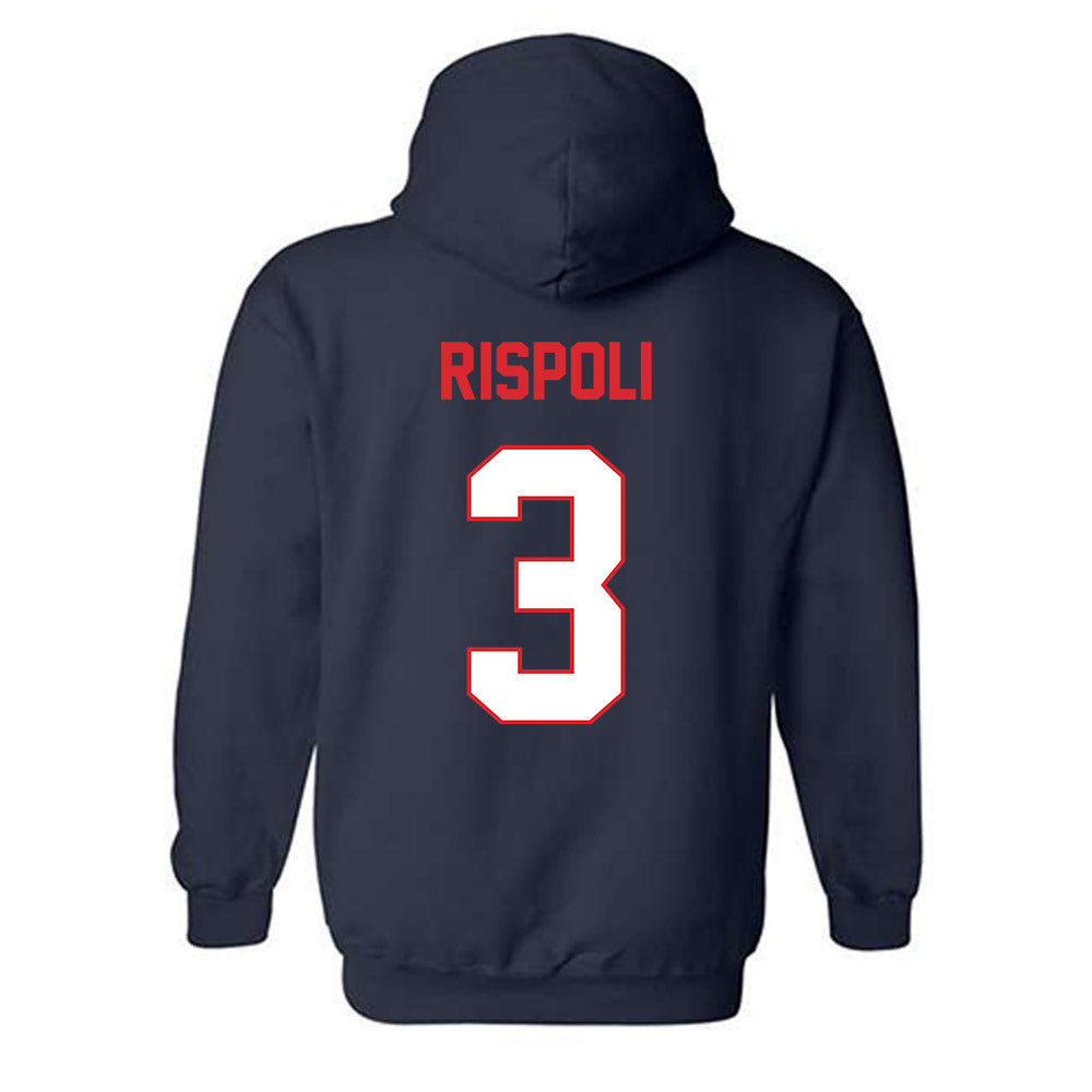 UConn - NCAA Baseball : Robert Rispoli - Hooded Sweatshirt