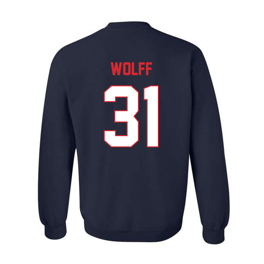 UConn - NCAA Baseball : Devin Wolff - Crewneck Sweatshirt