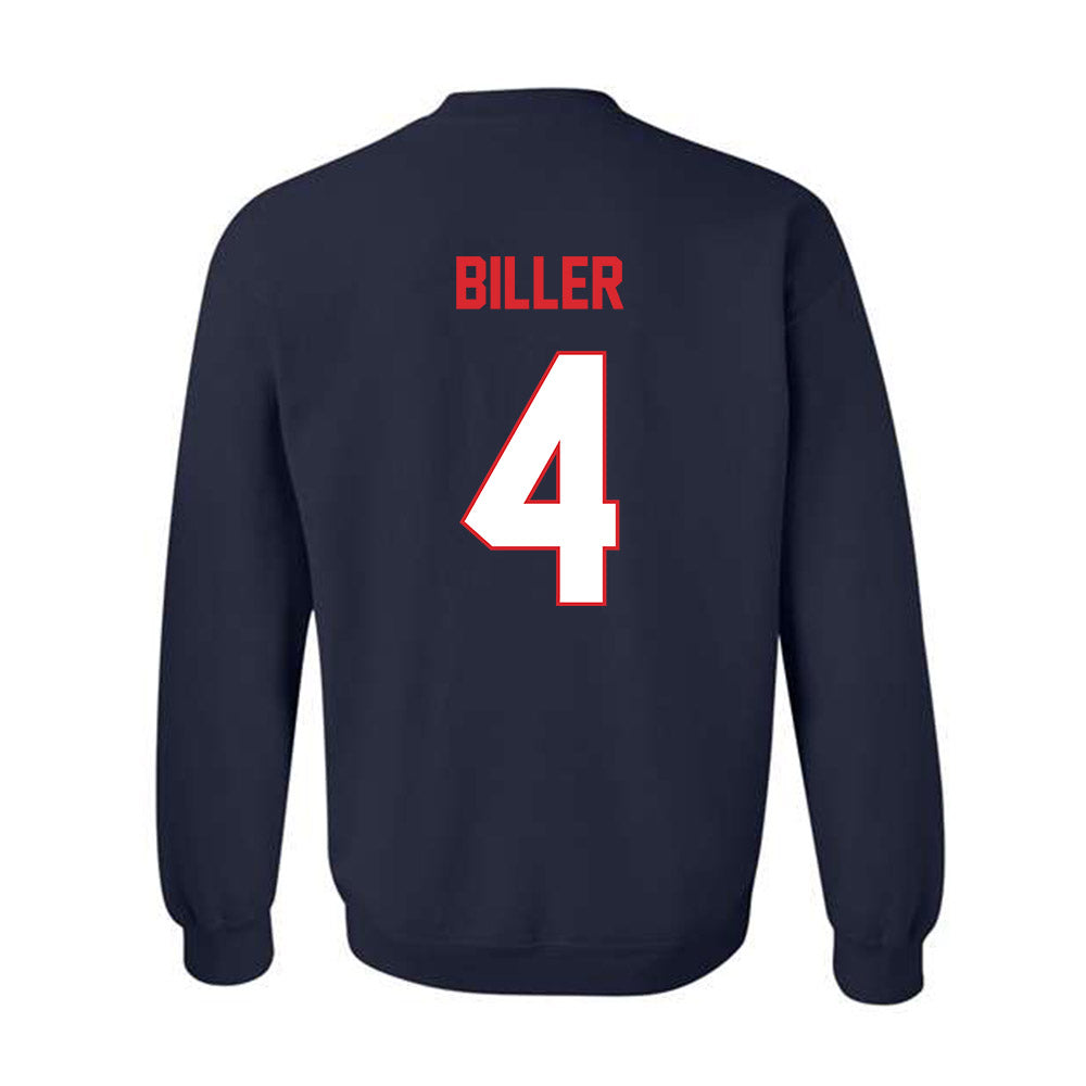 UConn - NCAA Baseball : Sam Biller - Classic Shersey Crewneck Sweatshirt-1
