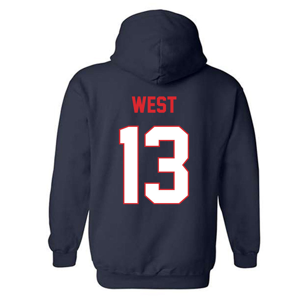 UConn - NCAA Baseball : Charlie West - Hooded Sweatshirt