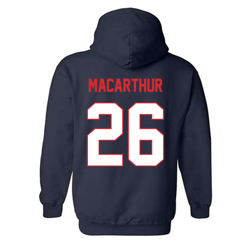 UConn - NCAA Baseball : Grant MacArthur - Classic Shersey Hooded Sweatshirt
