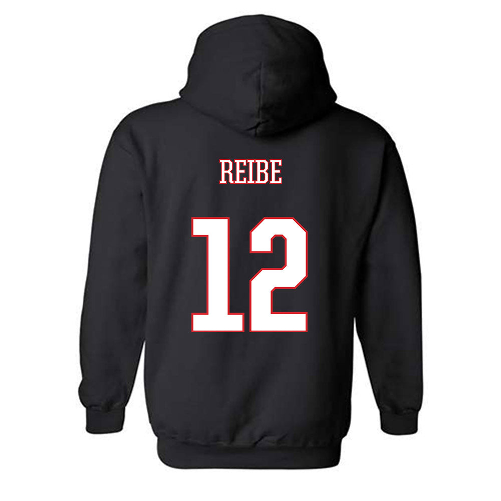 UConn - NCAA Men's Basketball : Eric Reibe - Classic Shersey Hooded Sweatshirt-1