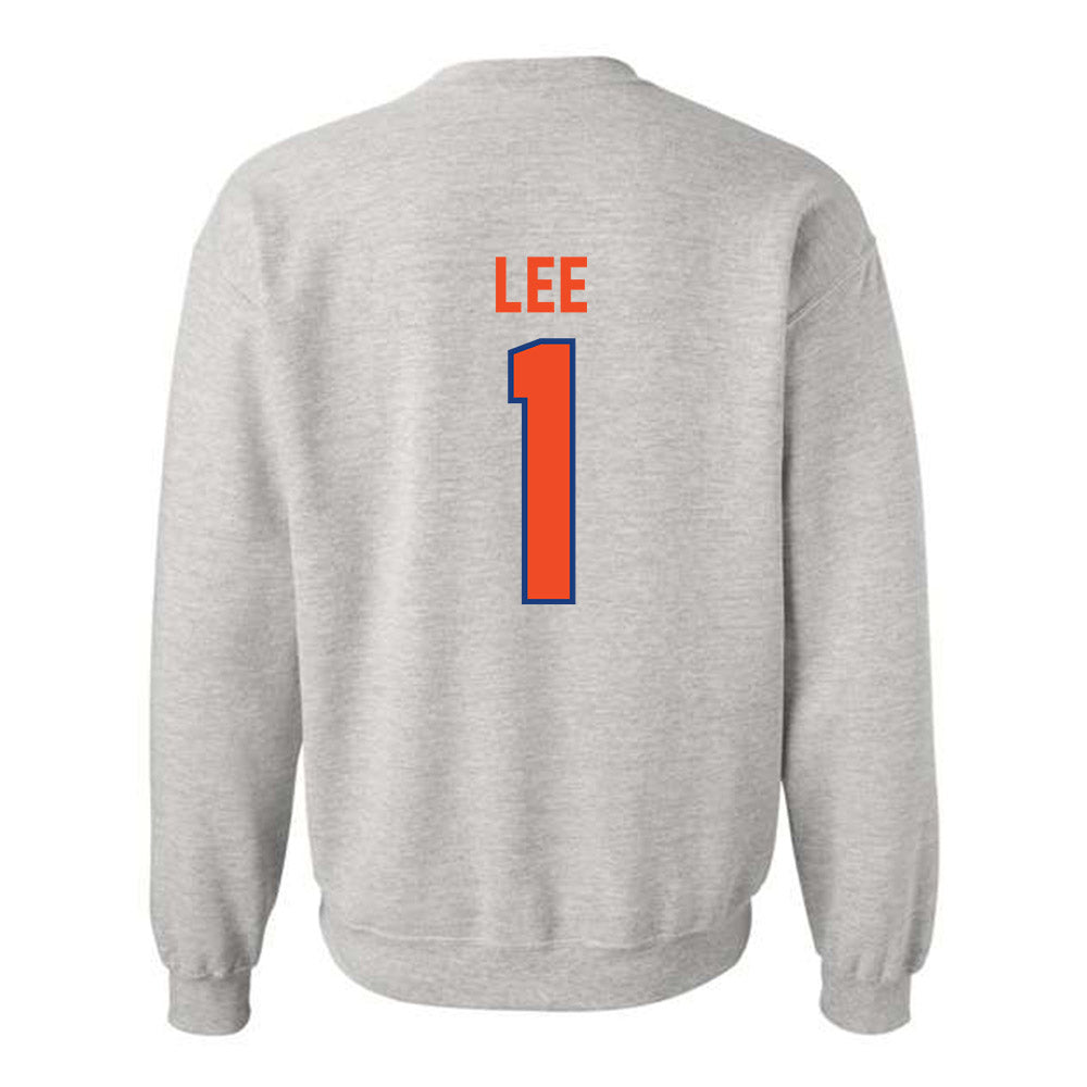 Florida - NCAA Men's Basketball : Xaivian Lee - Classic Shersey Crewneck Sweatshirt-1