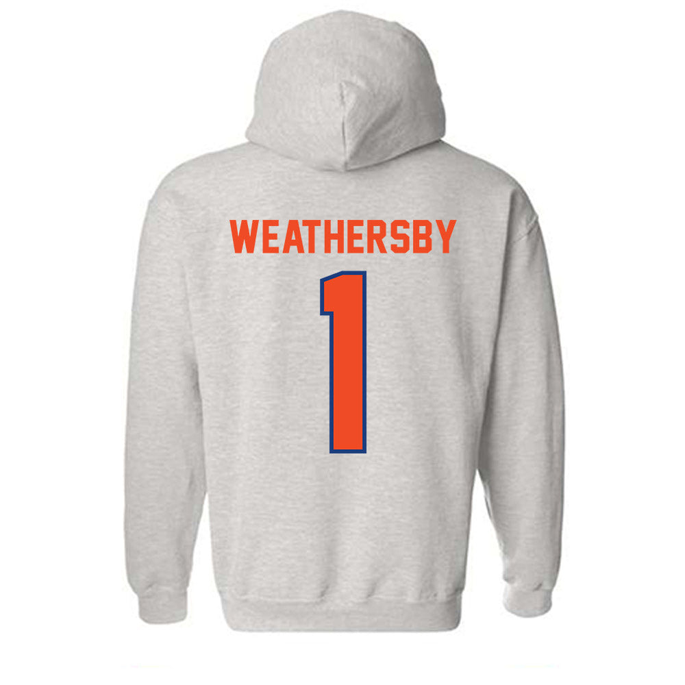 Florida - NCAA Women's Basketball : Jade Weathersby - Classic Shersey Hooded Sweatshirt-1
