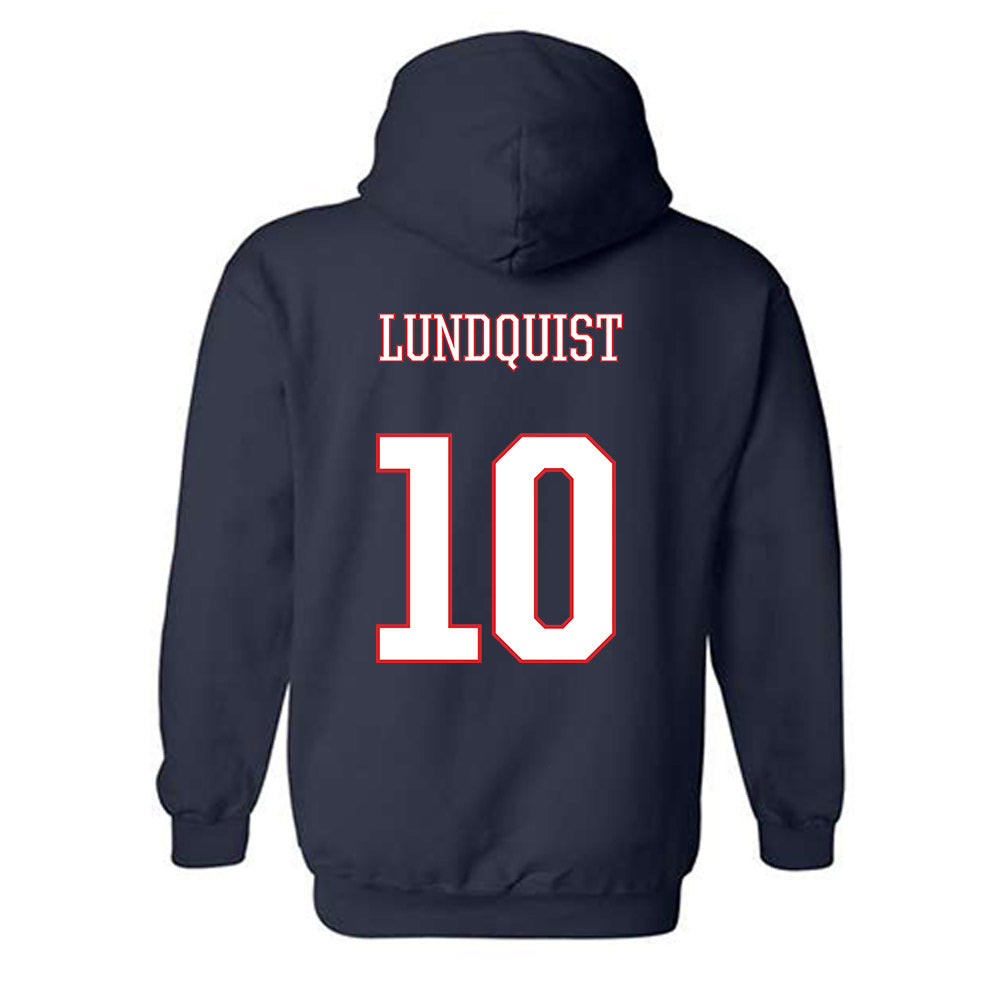 UConn - NCAA Softball : Isabella Lundquist - Classic Shersey Hooded Sweatshirt-1