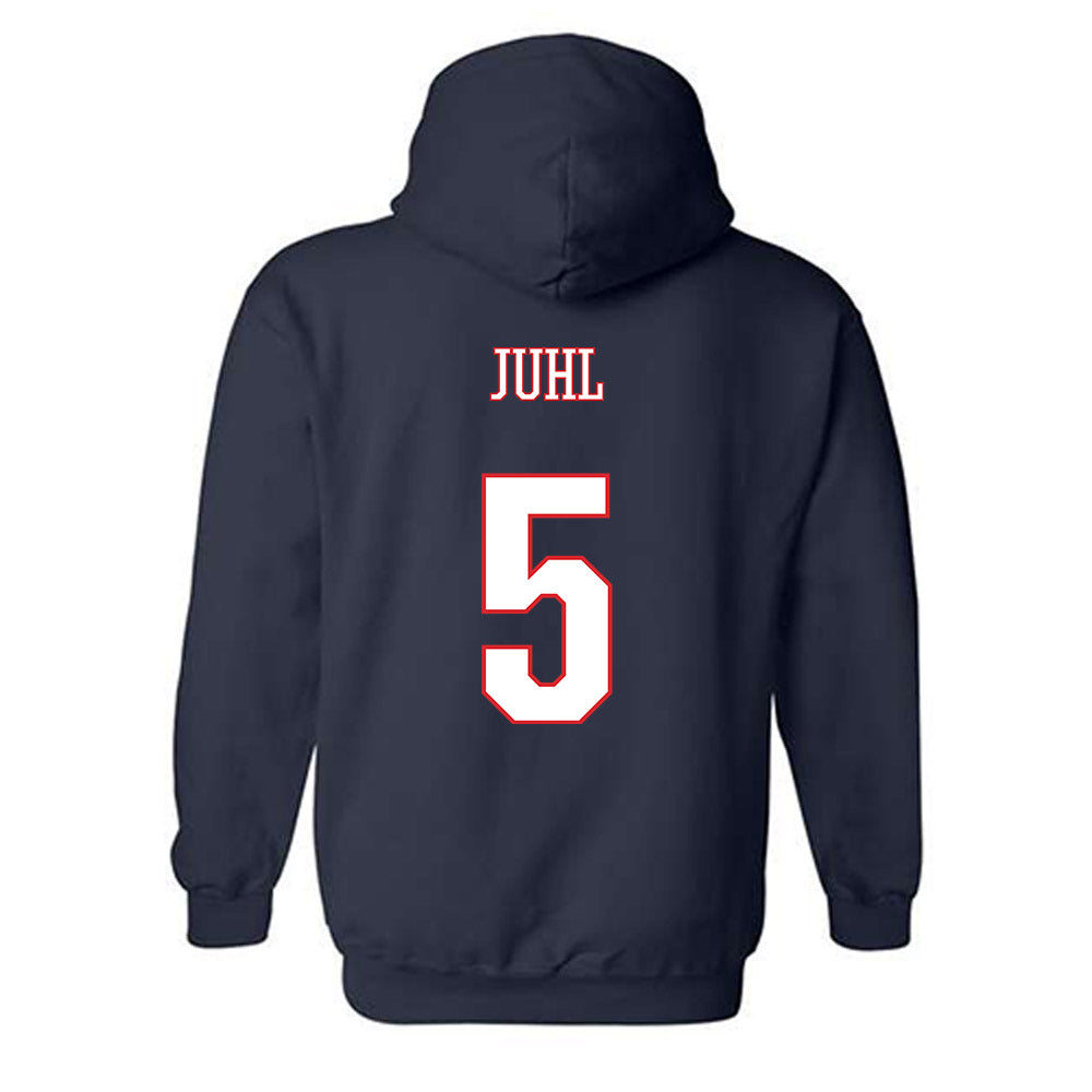 UConn - NCAA Softball : Alexis Juhl - Classic Shersey Hooded Sweatshirt-1