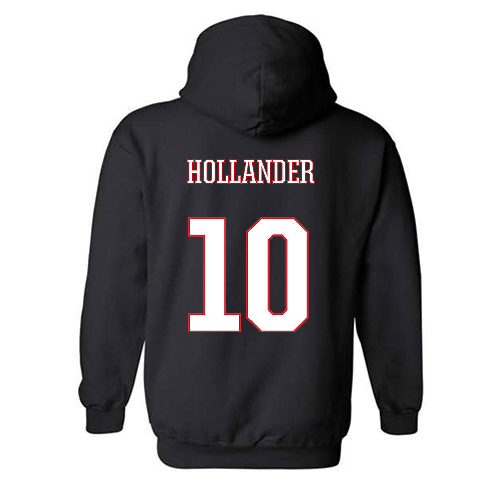 UConn - NCAA Women's Field Hockey : Fien Hollander - Classic Shersey Hooded Sweatshirt-1