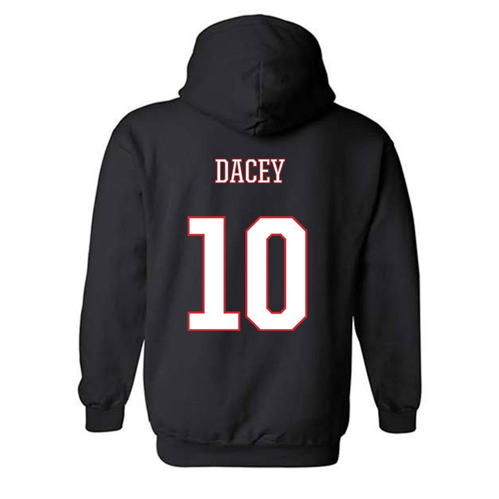 UConn - NCAA Women's Lacrosse : Emma Dacey - Classic Shersey Hooded Sweatshirt-1