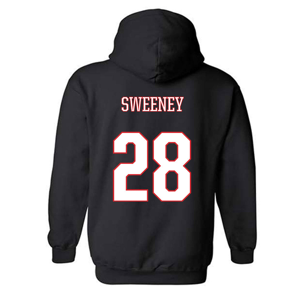 UConn - NCAA Women's Lacrosse : Madison Sweeney - Classic Shersey Hooded Sweatshirt-1