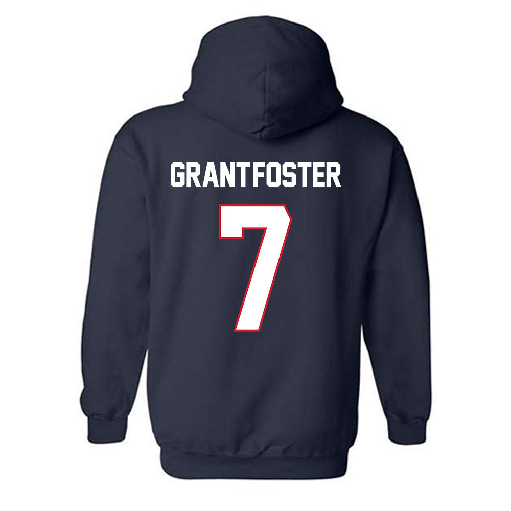 Gonzaga - NCAA Men's Basketball : Tyon Grant-Foster - Classic Shersey Hooded Sweatshirt-1