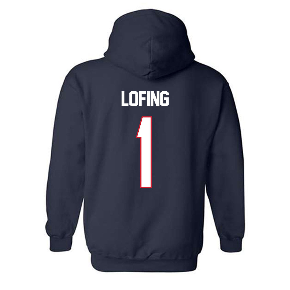 Gonzaga - NCAA Women's Basketball : Paige Lofing - Classic Shersey Hooded Sweatshirt-1