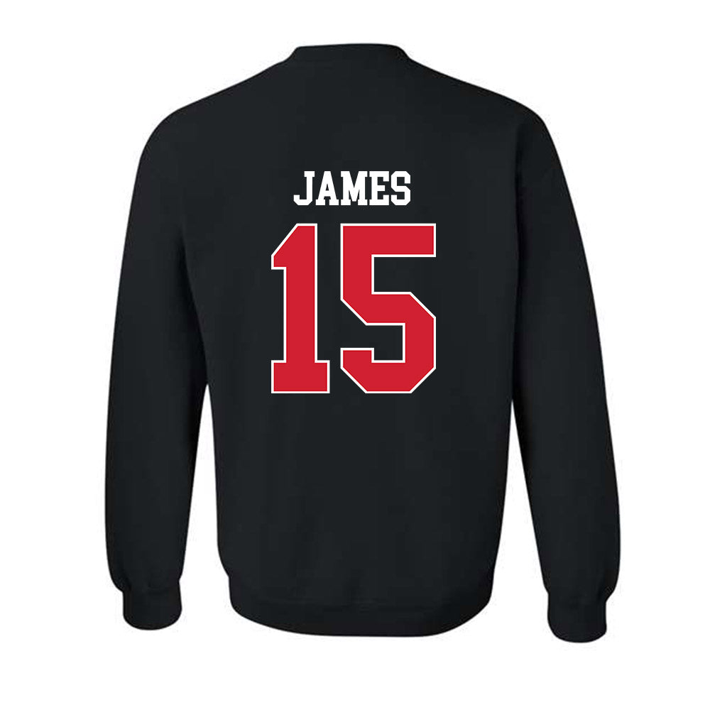 Houston - NCAA Football : Will James - Classic Shersey Crewneck Sweatshirt-1