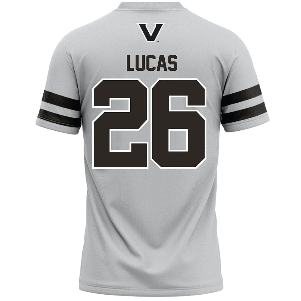 Vanderbilt - NCAA Women's Lacrosse : Caroline Lucas - Grey Lacrosse Jersey -1