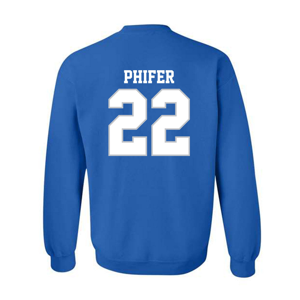 MTSU - NCAA Women's Basketball : Macie Phifer - Generic Shersey Crewneck Sweatshirt-1