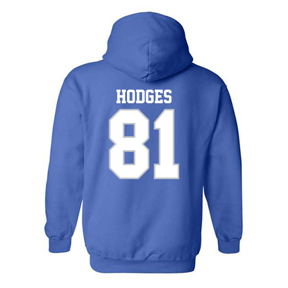 MTSU - NCAA Football : Wilson Hodges - Generic Shersey Hooded Sweatshirt-1