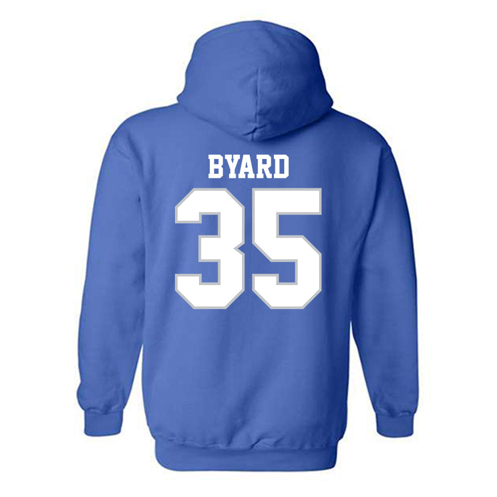 MTSU - NCAA Football : Muaaz Byard - Generic Shersey Hooded Sweatshirt-1
