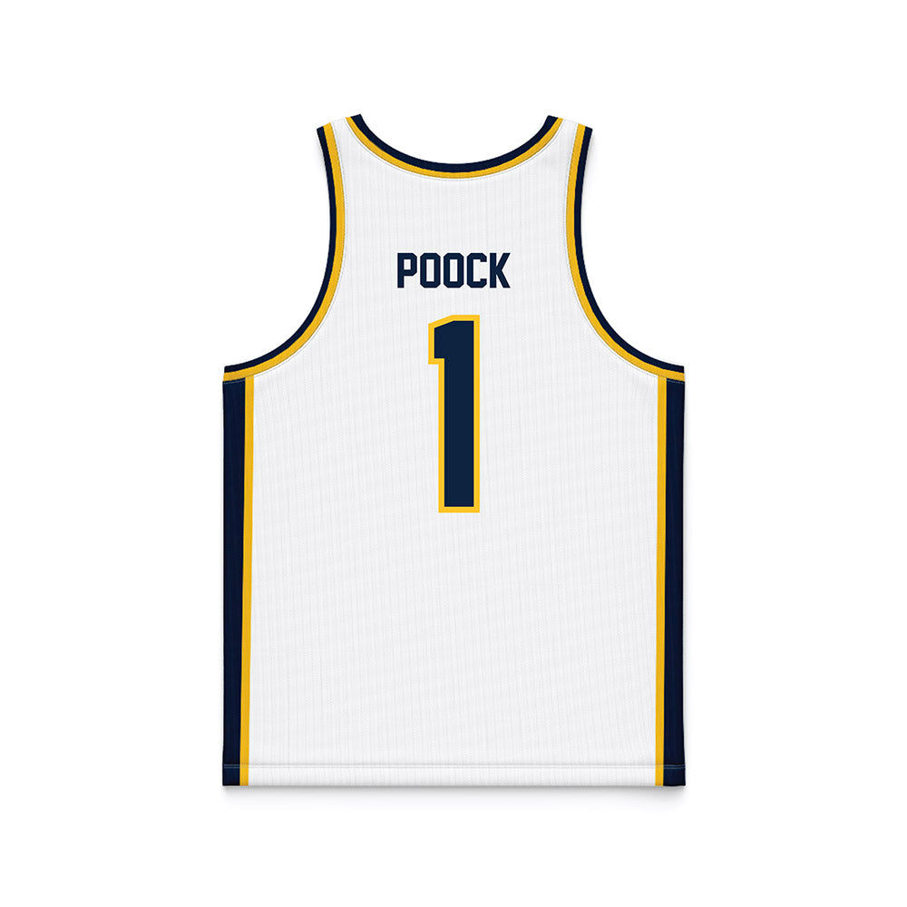 Murray State - NCAA Women's Basketball : Halli Poock - White Basketball Jersey