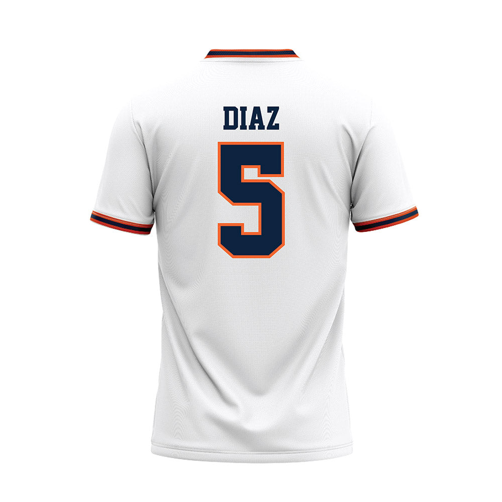 UTSA - NCAA Baseball : Diego Diaz - White Jersey-1