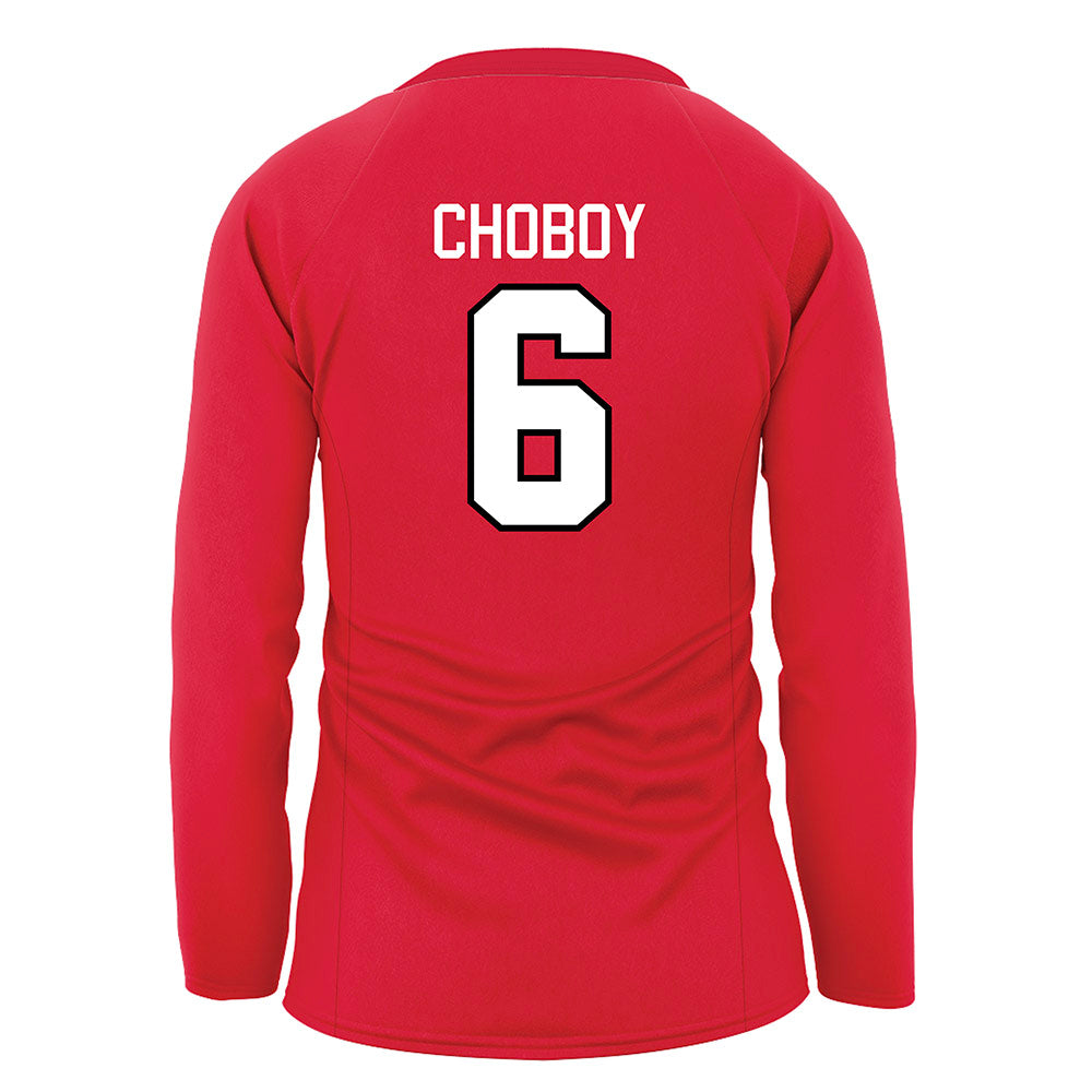 Nebraska - NCAA Women's Volleyball : Laney Choboy - Red Volleyball Jersey