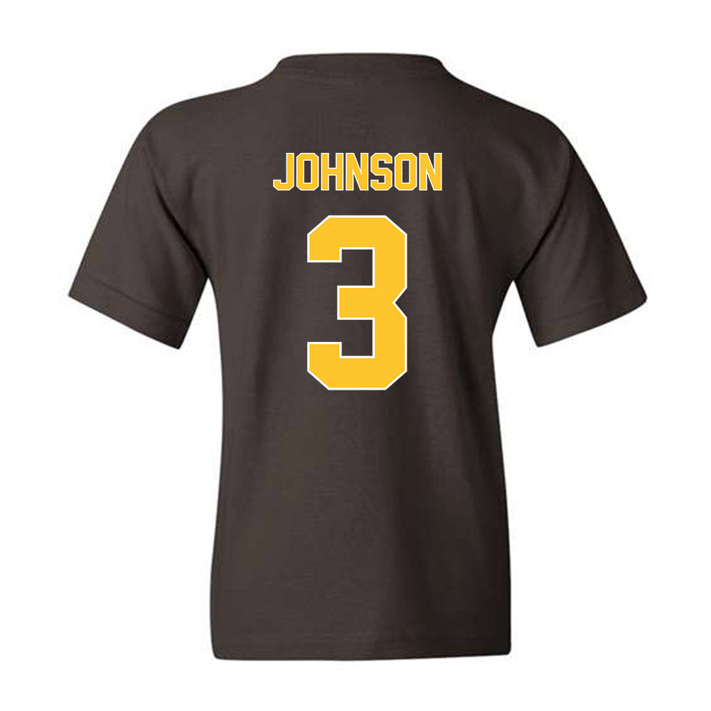 Wyoming - NCAA Football : Andrew Johnson - Youth T-Shirt