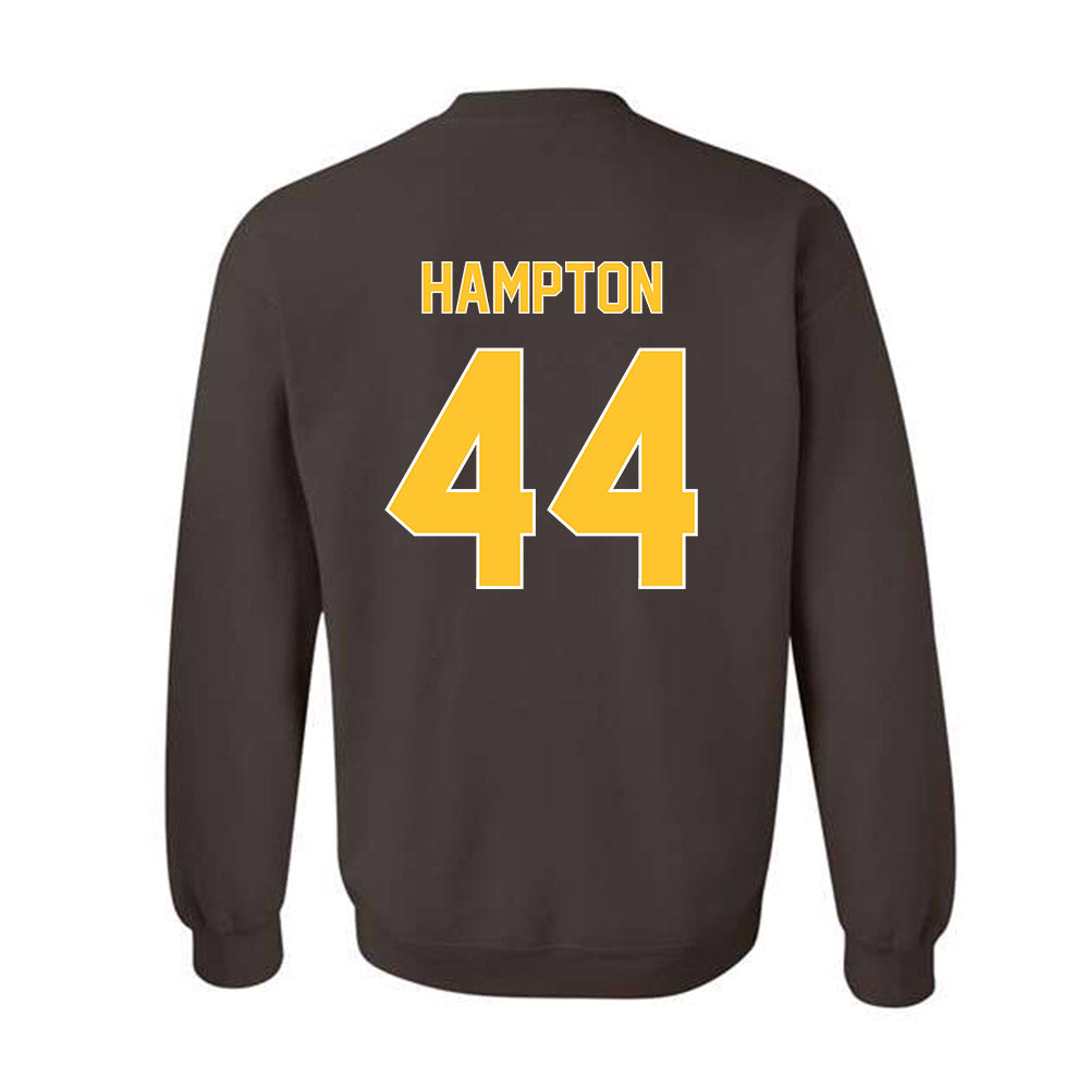 Wyoming - NCAA Football : Tyler Hampton - Classic Shersey Crewneck Sweatshirt-1