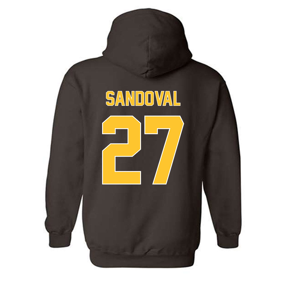 Wyoming - NCAA Football : Joaquin Sandoval - Classic Shersey Hooded Sweatshirt