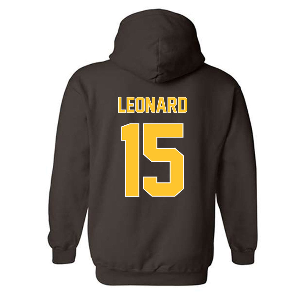 Wyoming - NCAA Football : David Leonard - Hooded Sweatshirt