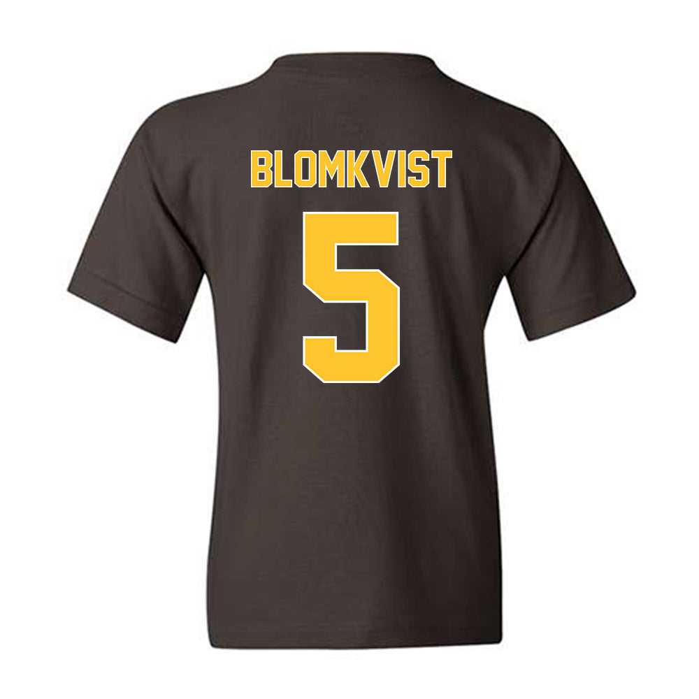 Wyoming - NCAA Women's Basketball : Liv Blomkvist - Classic Shersey Youth T-Shirt-1