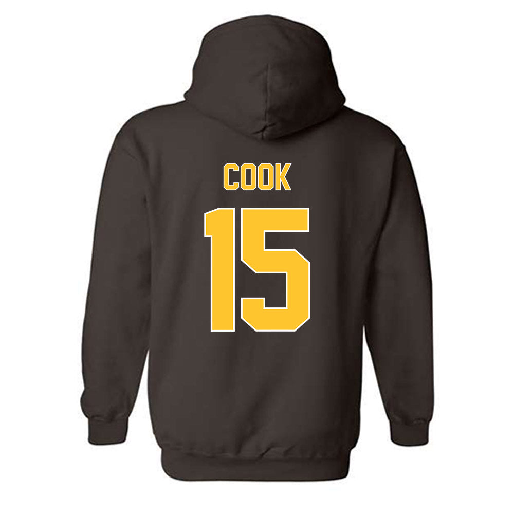 Wyoming - NCAA Women's Volleyball : Addyson Cook - Classic Shersey Hooded Sweatshirt-1