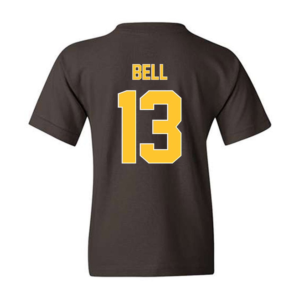 Wyoming - NCAA Football : Ian Bell - Classic Shersey Youth T-Shirt-1