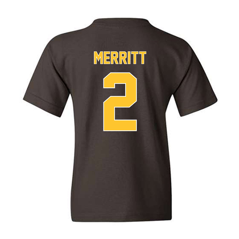 Wyoming - NCAA Football : Caleb Merritt - Classic Shersey Youth T-Shirt-1