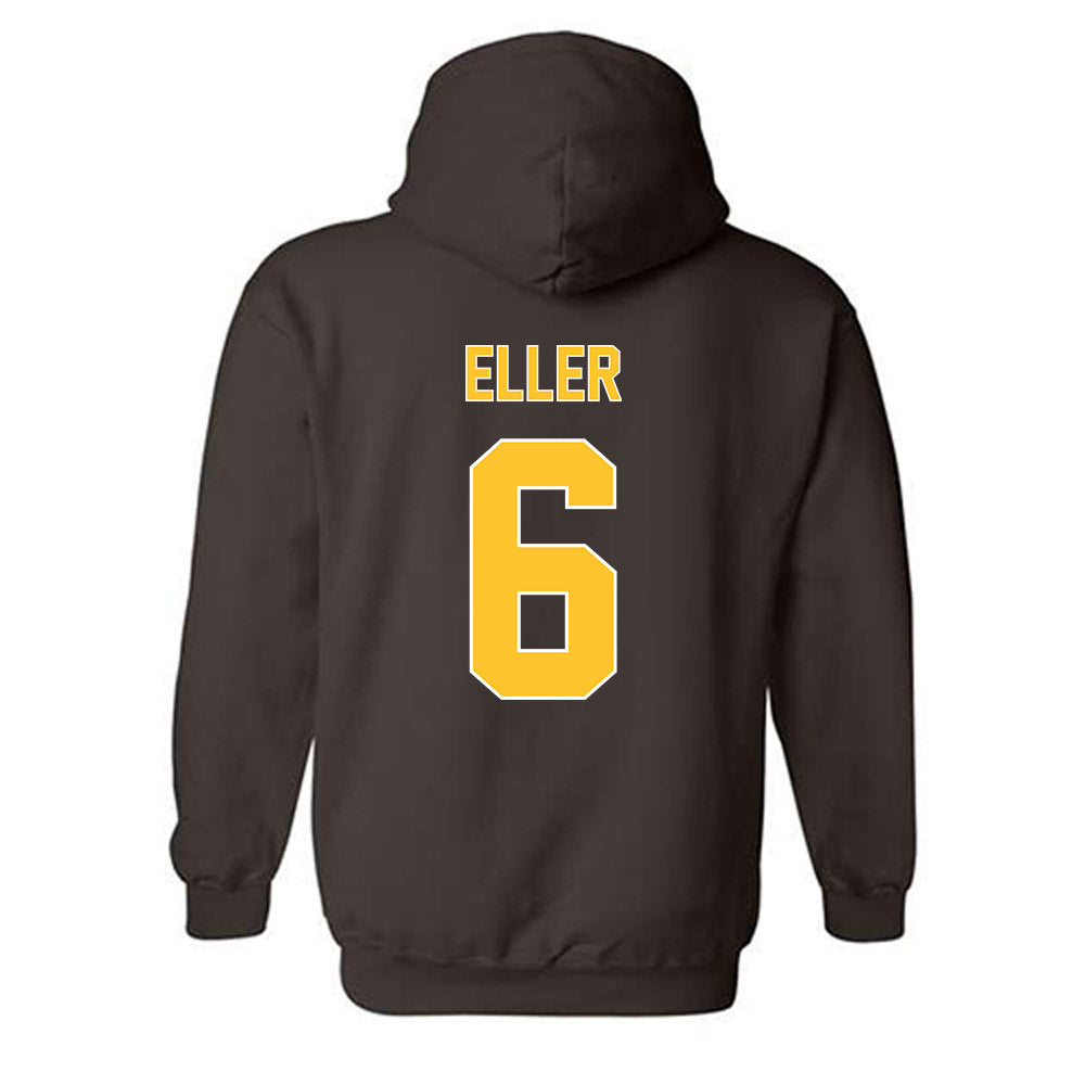 Wyoming - NCAA Football : Evan Eller - Classic Shersey Hooded Sweatshirt-1