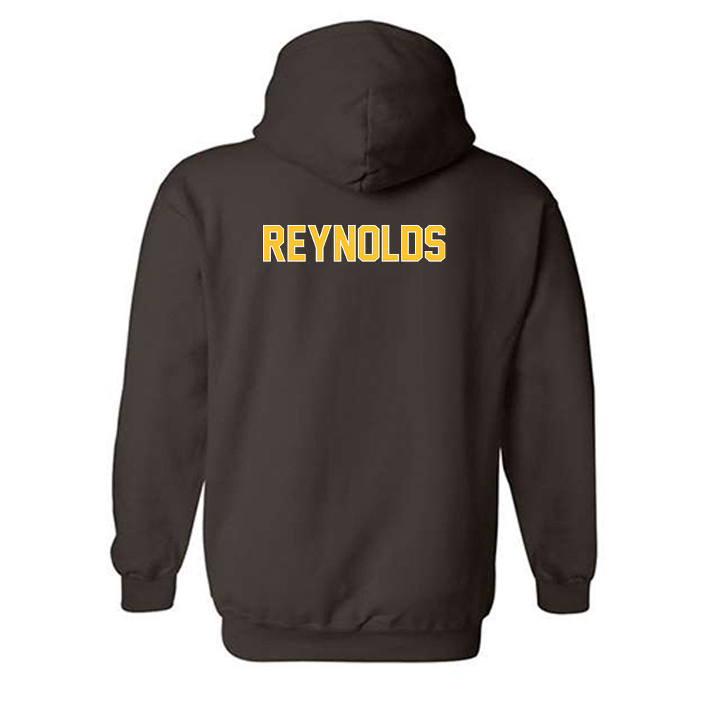 Wyoming - NCAA Men's Track & Field : Daniel Reynolds - Classic Shersey Hooded Sweatshirt-1