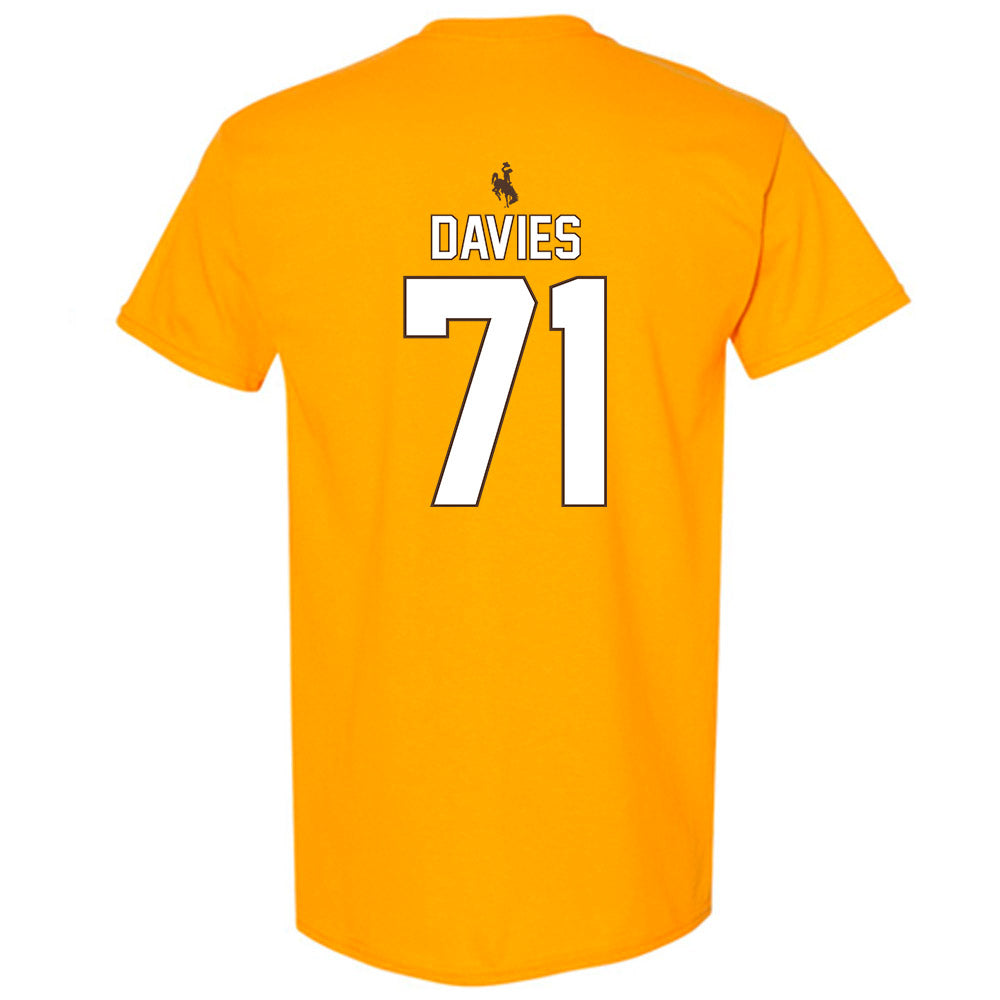Wyoming - NCAA Football : Jake Davies - T-Shirt
