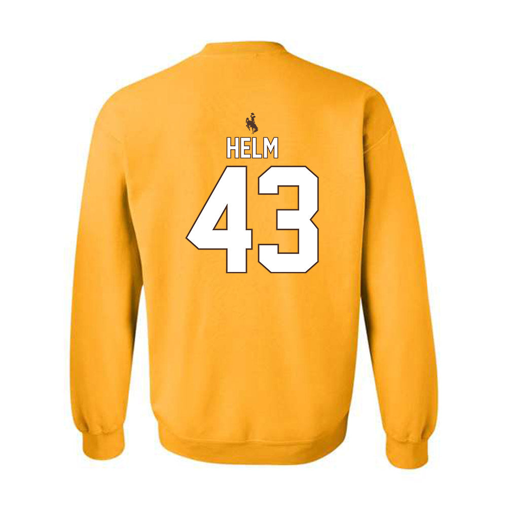 Wyoming - NCAA Football : Gavyn Helm - Crewneck Sweatshirt