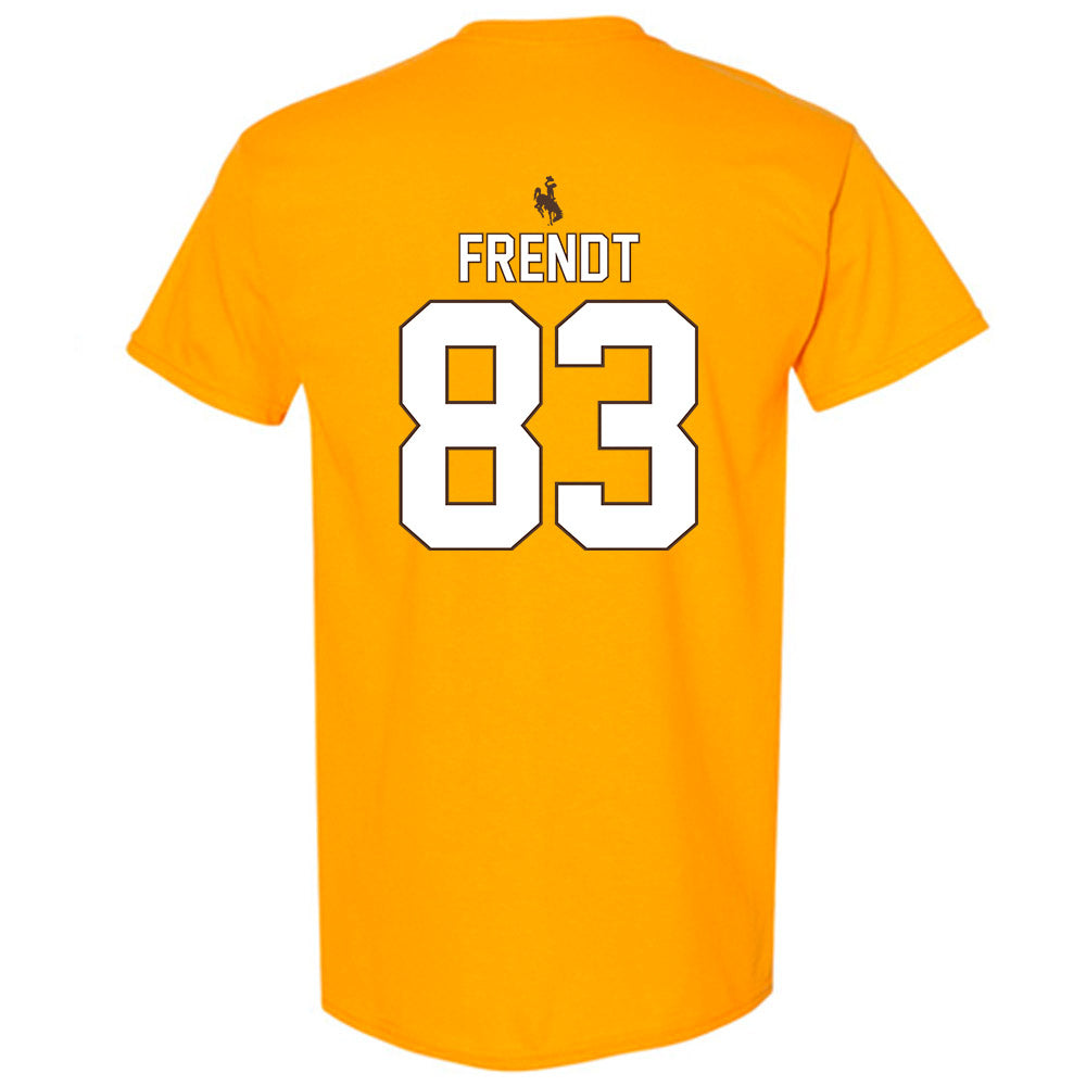 Wyoming - NCAA Football : Kyle Frendt - T-Shirt-1