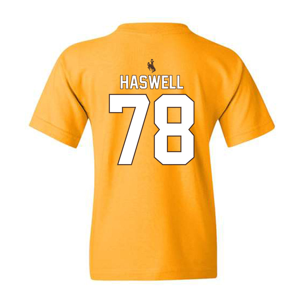 Wyoming - NCAA Football : Alex Haswell - Youth T-Shirt