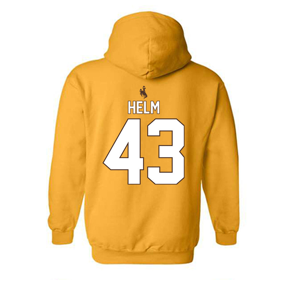 Wyoming - NCAA Football : Gavyn Helm - Hooded Sweatshirt