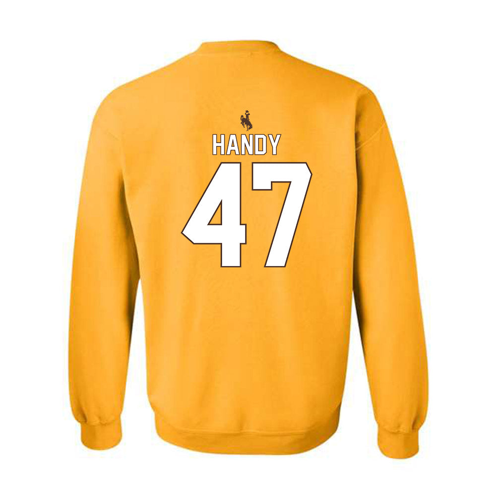 Wyoming - NCAA Football : Jason Handy - Crewneck Sweatshirt-1