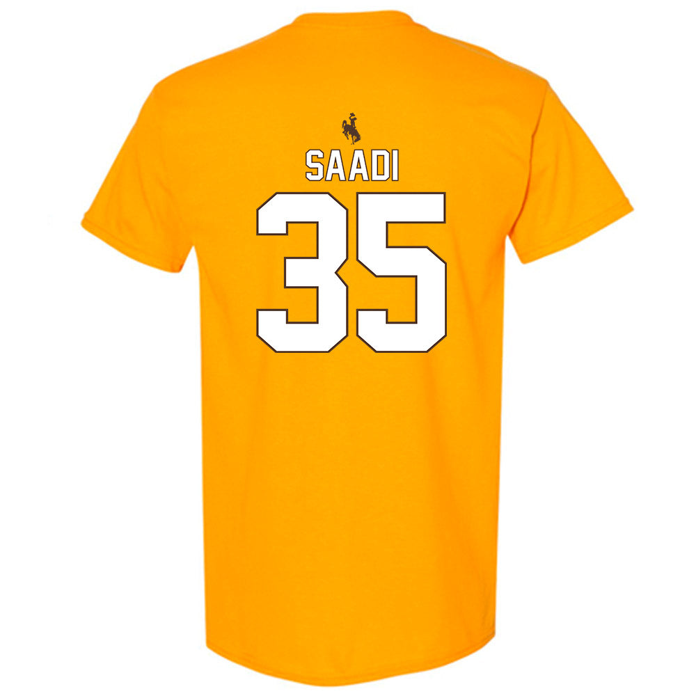 Wyoming - NCAA Men's Basketball : Simm-Marten Saadi - Classic Shersey T-Shirt-1