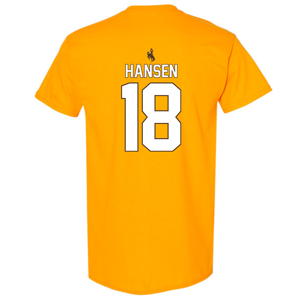 Wyoming - NCAA Women's Soccer : Rachel Hansen - Classic Shersey T-Shirt-1