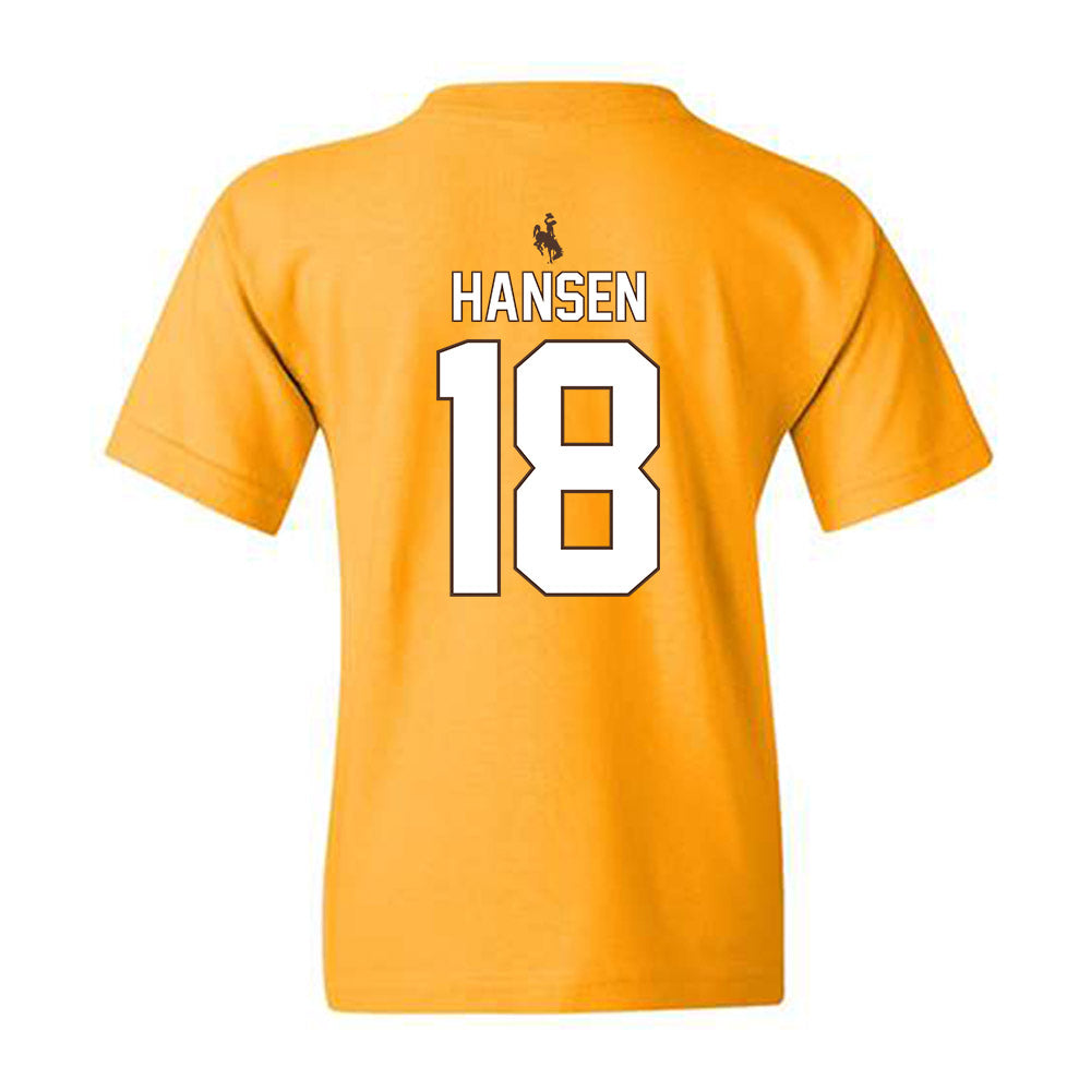 Wyoming - NCAA Women's Soccer : Rachel Hansen - Classic Shersey Youth T-Shirt-1