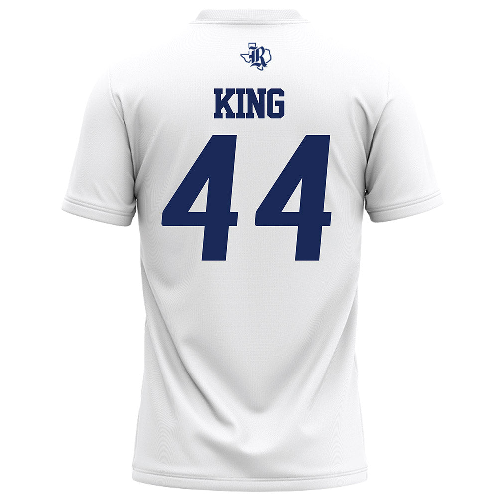 Rice - NCAA Football : Cooper King - White Football Jersey-1