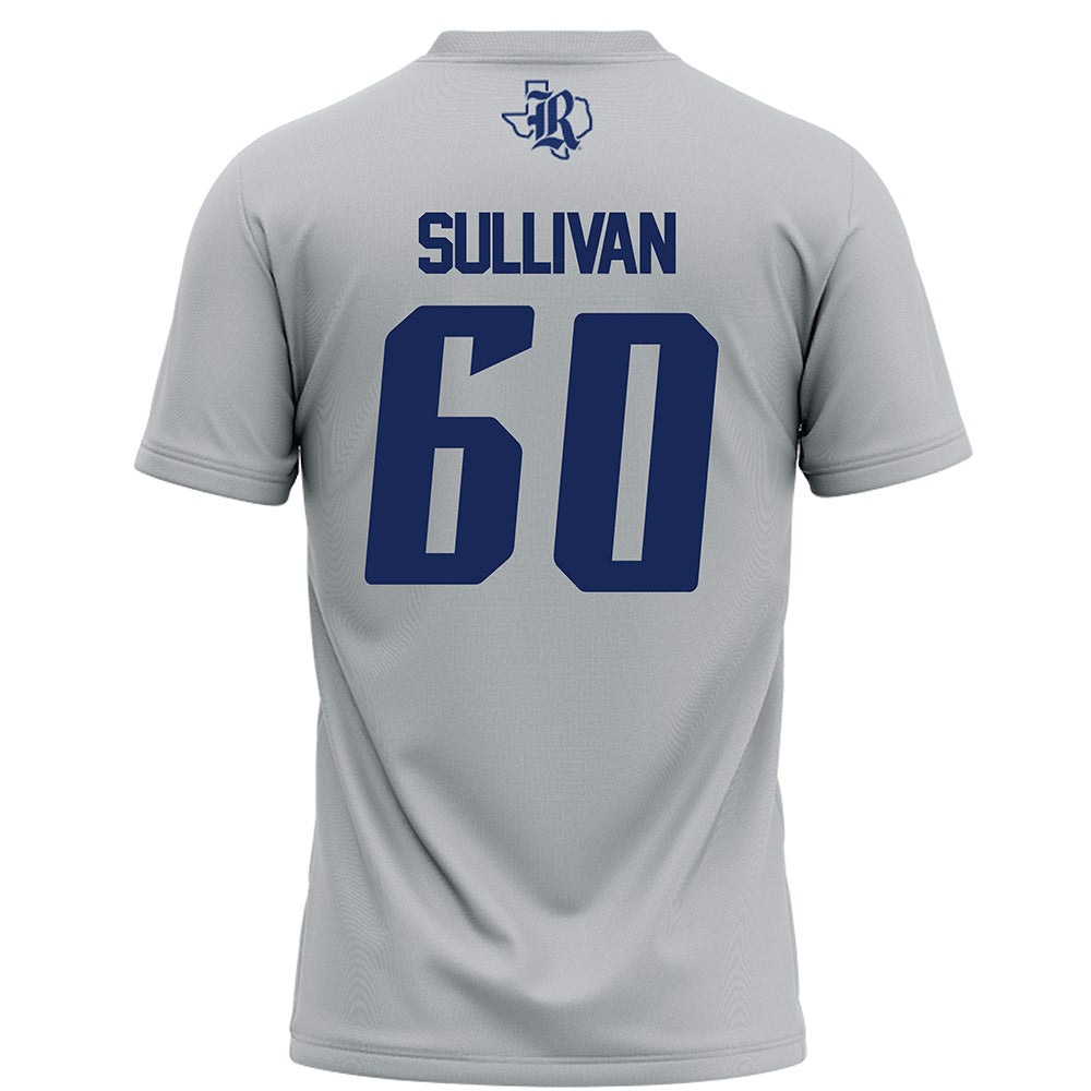 Rice - NCAA Football : Sean Sullivan - Grey Football Jersey-1