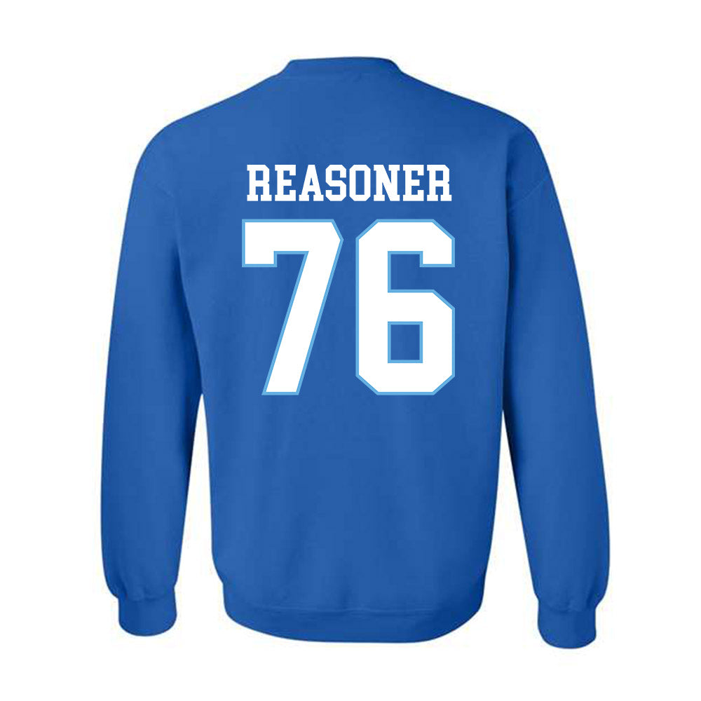 Drake - NCAA Football : Jackson Reasoner - Classic Shersey Crewneck Sweatshirt-1