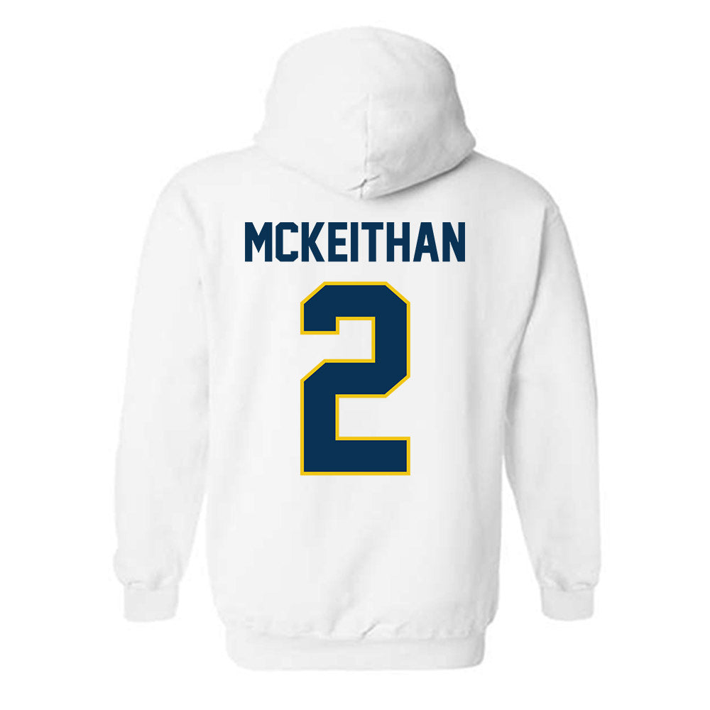 La Salle - NCAA Men's Basketball : Corey McKeithan - Classic Shersey Hooded Sweatshirt-1