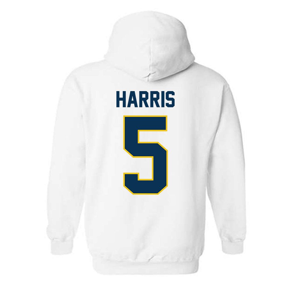 La Salle - NCAA Men's Basketball : Josiah Harris - Classic Shersey Hooded Sweatshirt-1