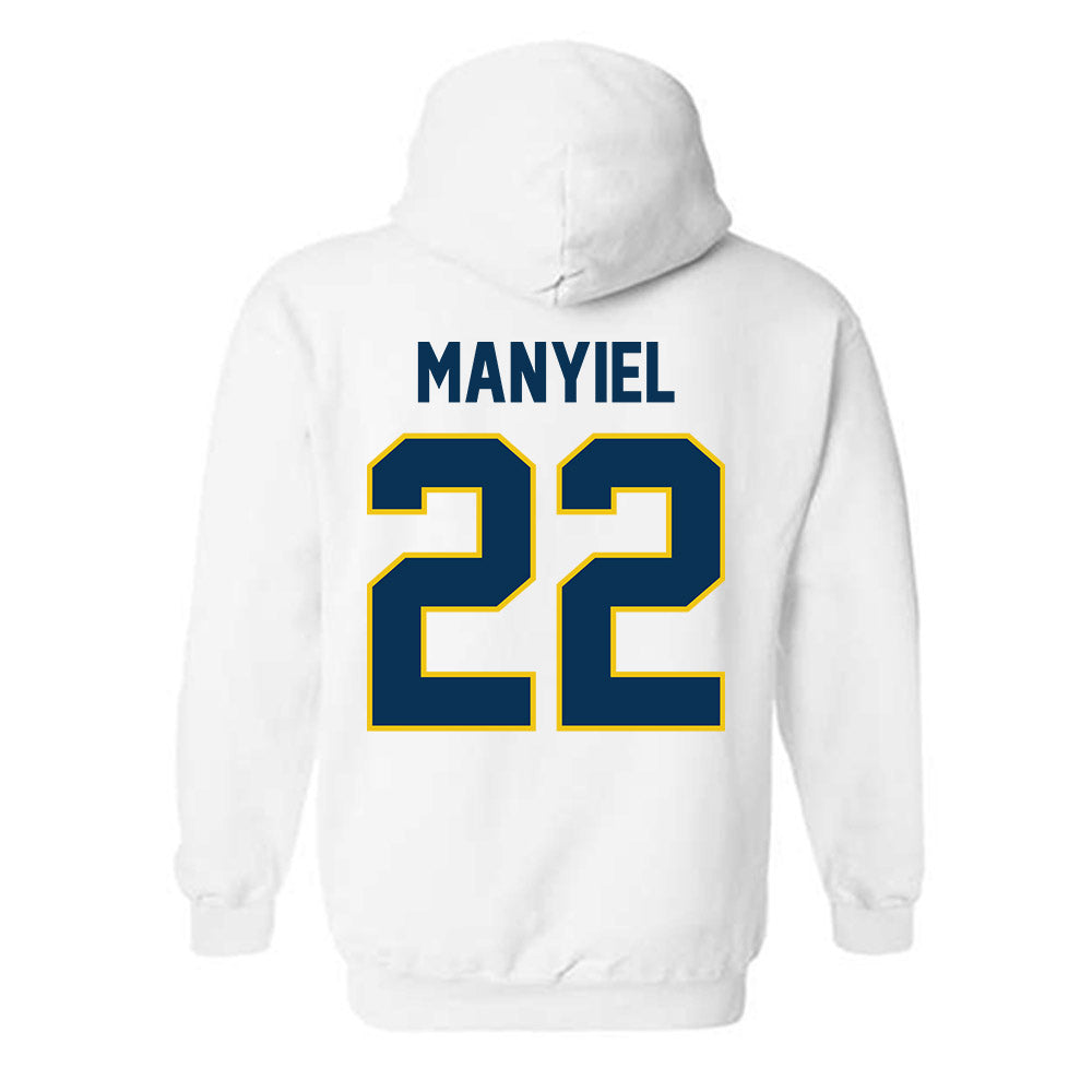 La Salle - NCAA Women's Basketball : Yar Manyiel - Classic Shersey Hooded Sweatshirt-1