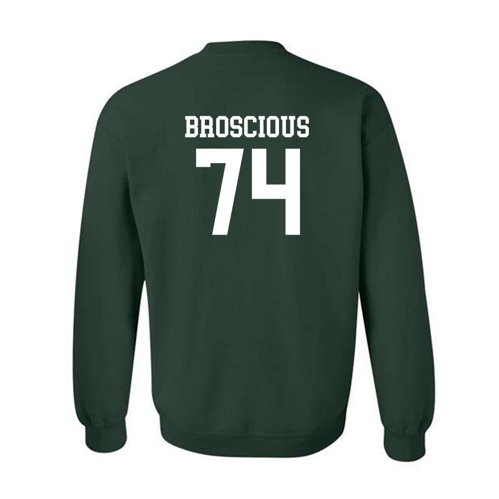 Michigan State - NCAA Football : Gavin Broscious - Classic Shersey Crewneck Sweatshirt-1