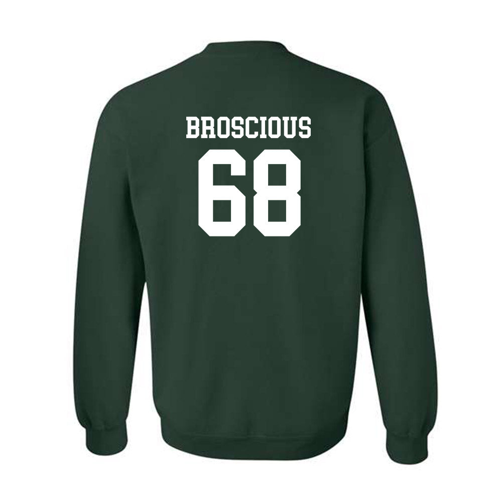 Michigan State - NCAA Football : Gavin Broscious - Classic Shersey Crewneck Sweatshirt-1
